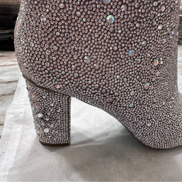 Rhinestone Boots 8.5 Betsy Johnson - Picture 7 of 7